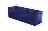 Aluminum Rectangular 30" Wide Planter – 24" to 30" H - Plantercraft