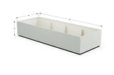 Aluminum Rectangular 36" Wide Planter – 12" to 18" H
