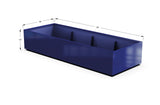 Aluminum Rectangular 36" Wide Planter – 12" to 18" H