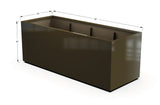 Aluminum Rectangular 36" Wide Planter – 36" to 42" H - Plantercraft