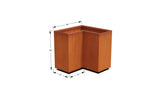 Corten Steel Corner Planter - Plantercraft