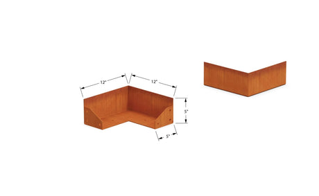 Corten Steel Corner Edging - Plantercraft