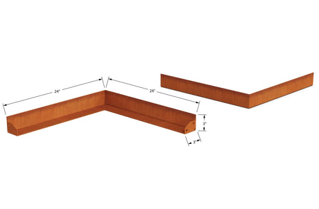 Corten Steel Corner Edging - Plantercraft