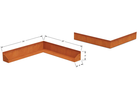 Corten Steel Corner Edging - Plantercraft