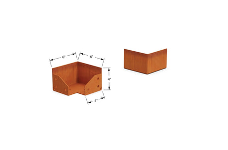 Corten Steel Corner Edging - Plantercraft