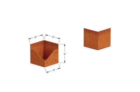 Corten Steel Corner Edging - Plantercraft
