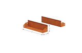Corten Steel Straight Landscape Edging – 3" H