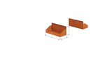 Corten Steel Straight Landscape Edging – 5" H