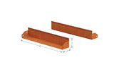 High Corten Steel Straight Edging - Plantercraft
