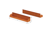 Corten Steel Straight Landscape Edging – 3" H
