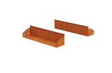 Corten Steel Straight Landscape Edging – 4" H