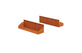 High Corten Steel Straight Edging - Plantercraft