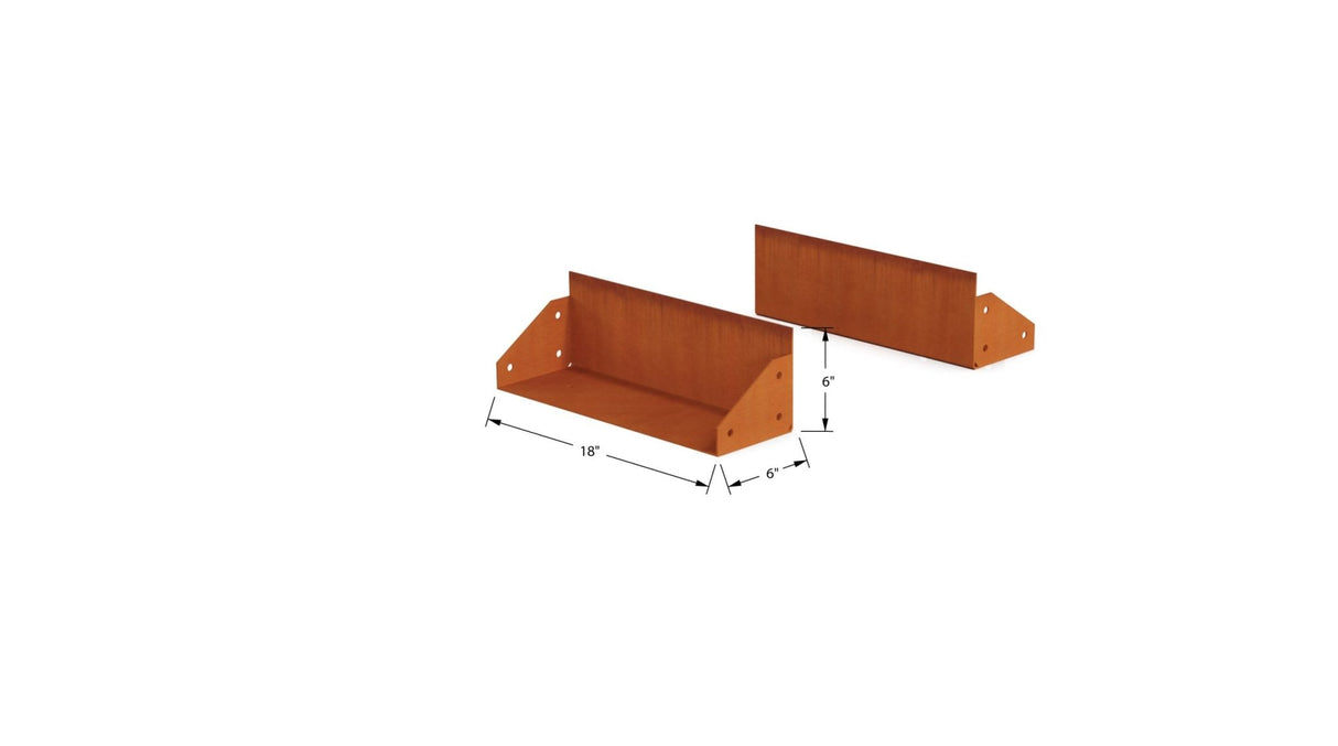 High Corten Steel Straight Edging - Plantercraft
