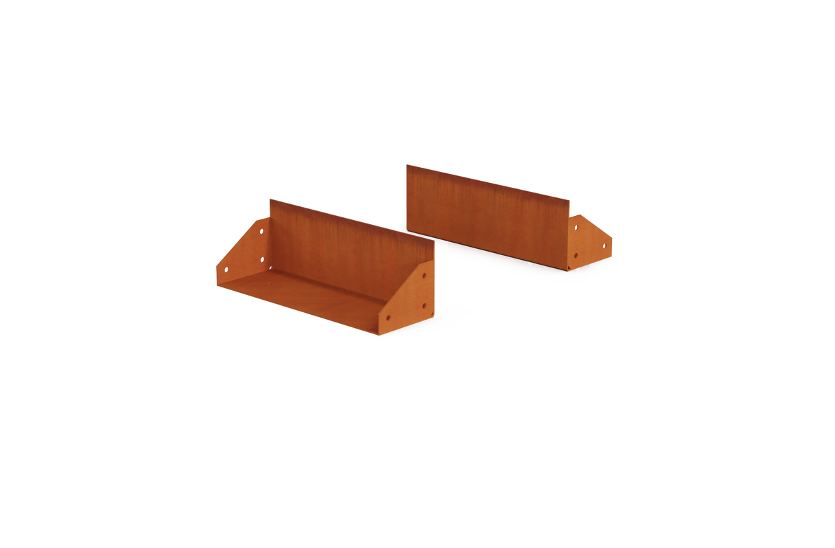 Corten Steel Straight Landscape Edging – 6" H