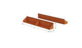 Corten Steel Straight Landscape Edging – 6" H