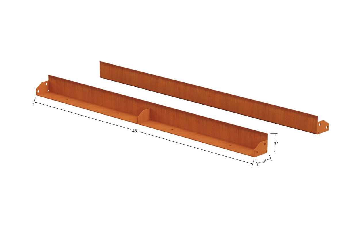 High Corten Steel Straight Edging - Plantercraft