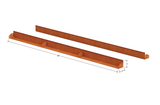 Corten Steel Straight Landscape Edging – 3" H