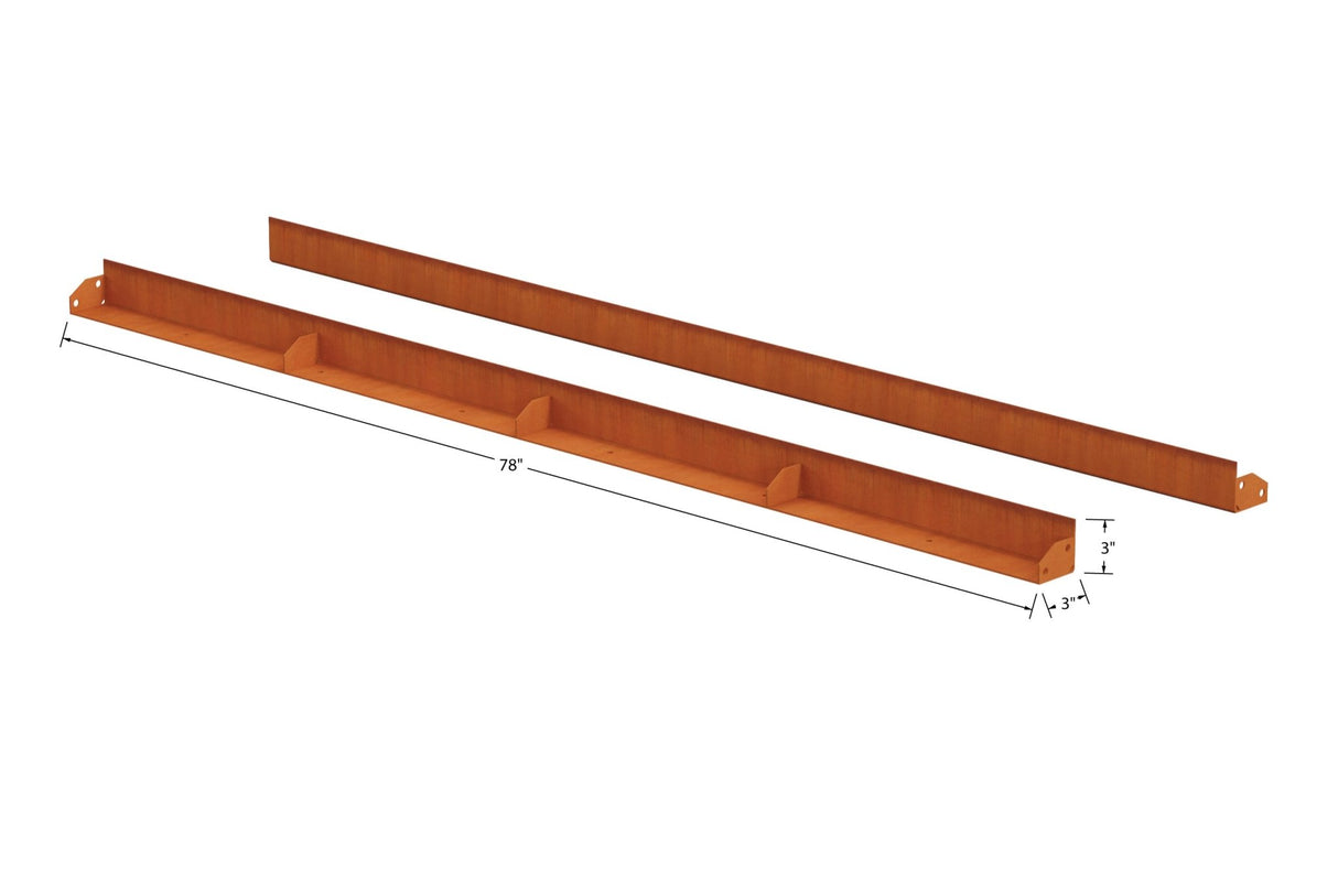 High Corten Steel Straight Edging - Plantercraft