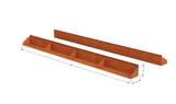 Corten Steel Straight Landscape Edging – 6" H
