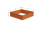Corten Steel Planter Bed – 12" to 24" H