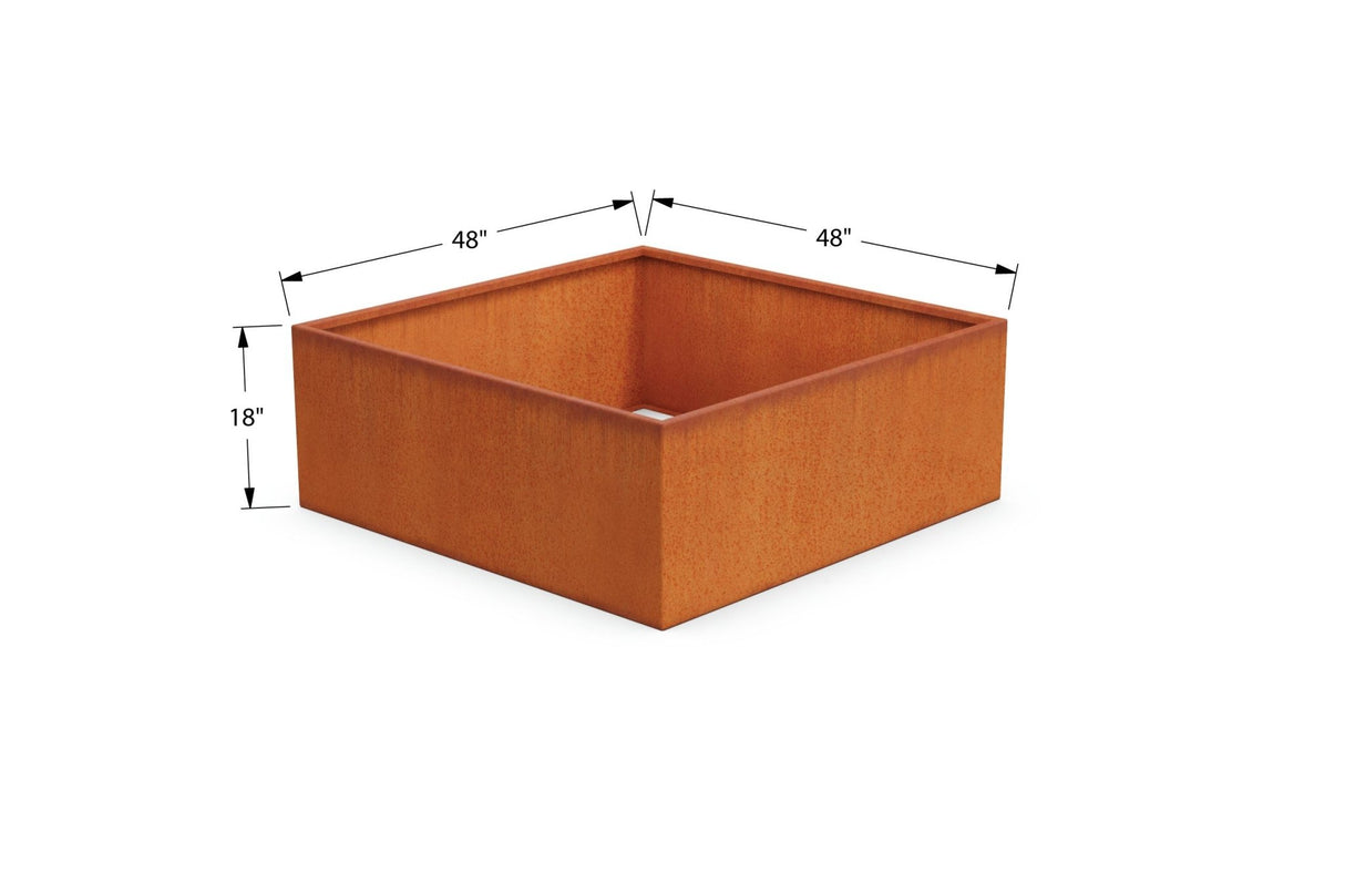 Corten Steel Planter Bed - Plantercraft