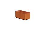 Corten Steel Rectangular Planter – 12" to 18" H