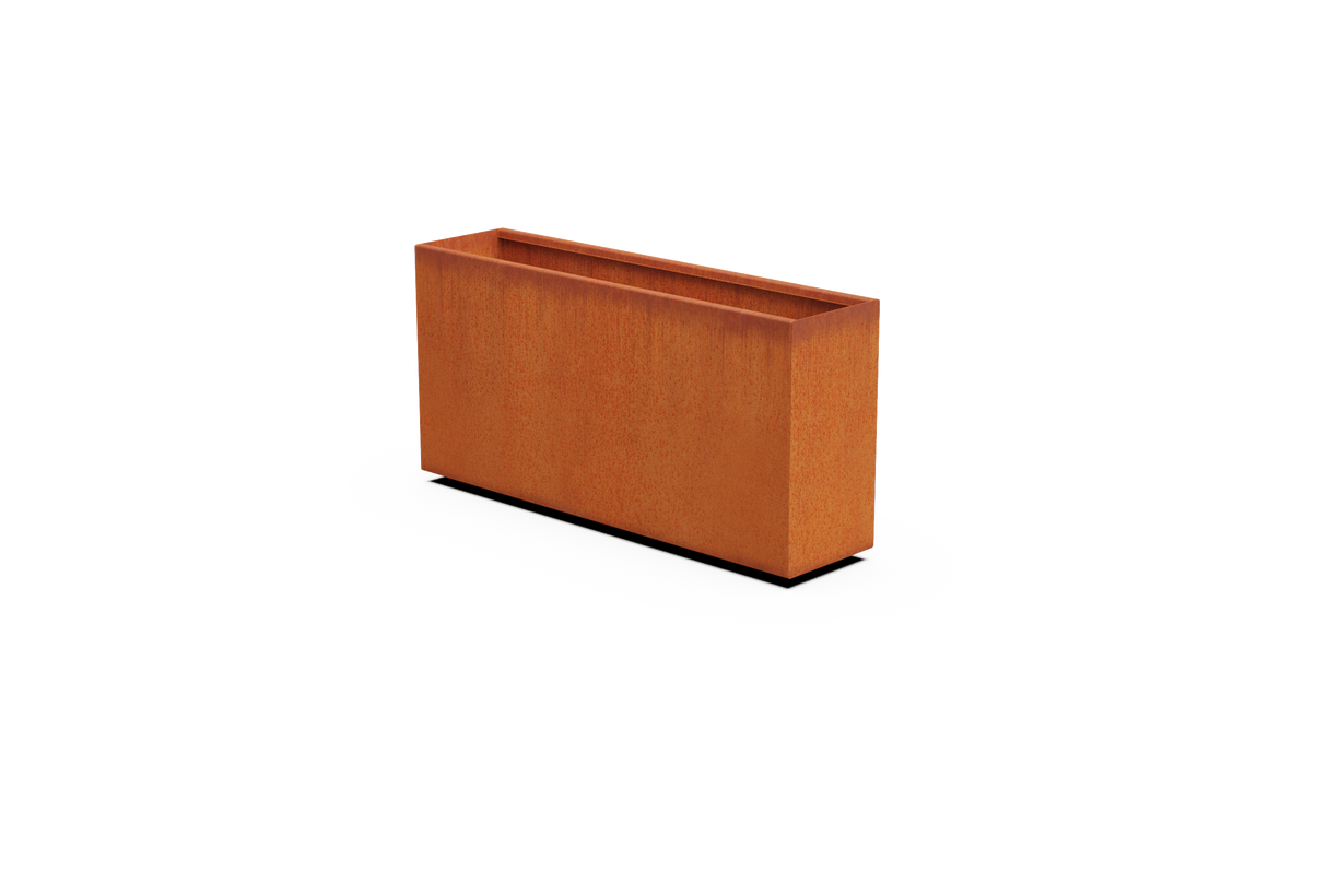 30% OFF Corten Steel Rectangular Planter – 48" x 12" x 24"