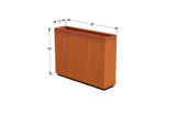 Corten Steel Rectangular Planter – 30" to 36" H