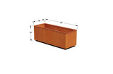 Corten Steel Rectangular Planter - Plantercraft