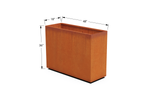 Corten Steel Rectangular Planter – 30" to 36" H