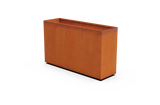 Corten Steel Rectangular Planter – 30" to 36" H