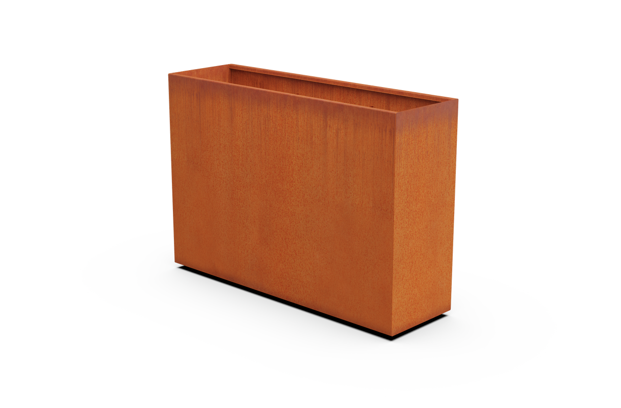 30% OFF Corten Steel Rectangular Tall Planter – 60" x 18" x 42"