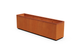 30% OFF Corten Steel Rectangular Planter – 84" x 18" x 24"