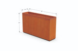 Corten Steel Rectangular Tall Planter – 42" H
