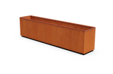 30% OFF Corten Steel Rectangular Planter – 96" x 18" x 24"