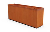 30% OFF Corten Steel Rectangular Tall Planter – 96" x 24" x 42"