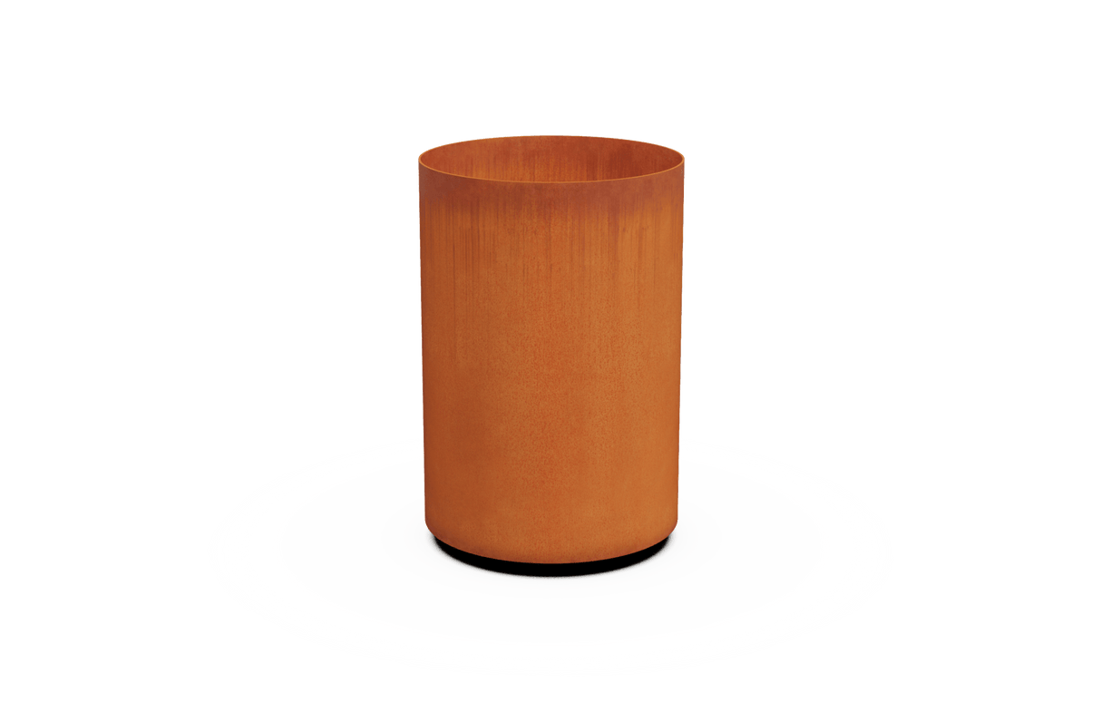 Corten Steel Round Planter - Plantercraft