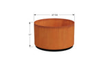 Round Corten Steel Planters - Plantercraft