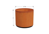 Round Corten Steel Planters - Plantercraft