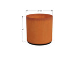 Round Corten Steel Planters - Plantercraft
