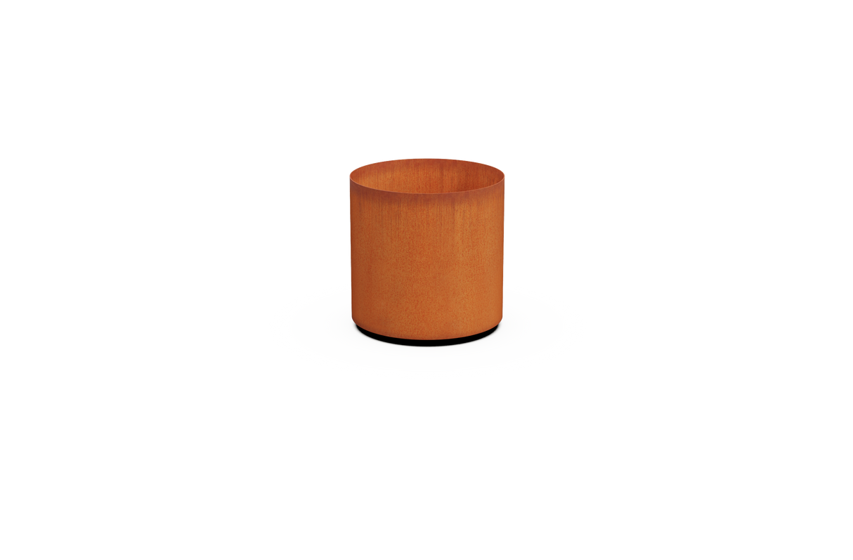 Corten Steel Round Planter – 12" to 20" DIA