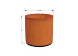 Corten Steel Round Planter - Plantercraft