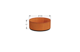 Corten Steel Round Planter – 24" to 36" DIA