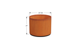 Corten Steel Round Planter – 24" to 36" DIA