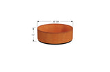 Corten Steel Round Planter - Plantercraft