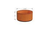 Corten Steel Round Planter - Plantercraft