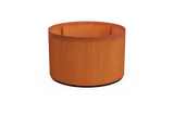 Corten Steel Round Planter - Plantercraft