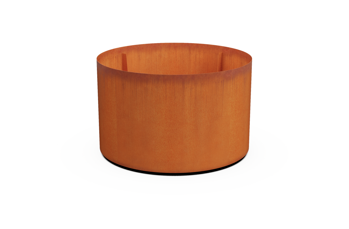 Corten Steel Round Planter – 42" to 48" DIA