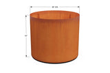 Corten Steel Round Planter - Plantercraft