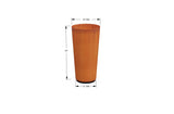 Corten Steel Round Tapered Planter - Plantercraft